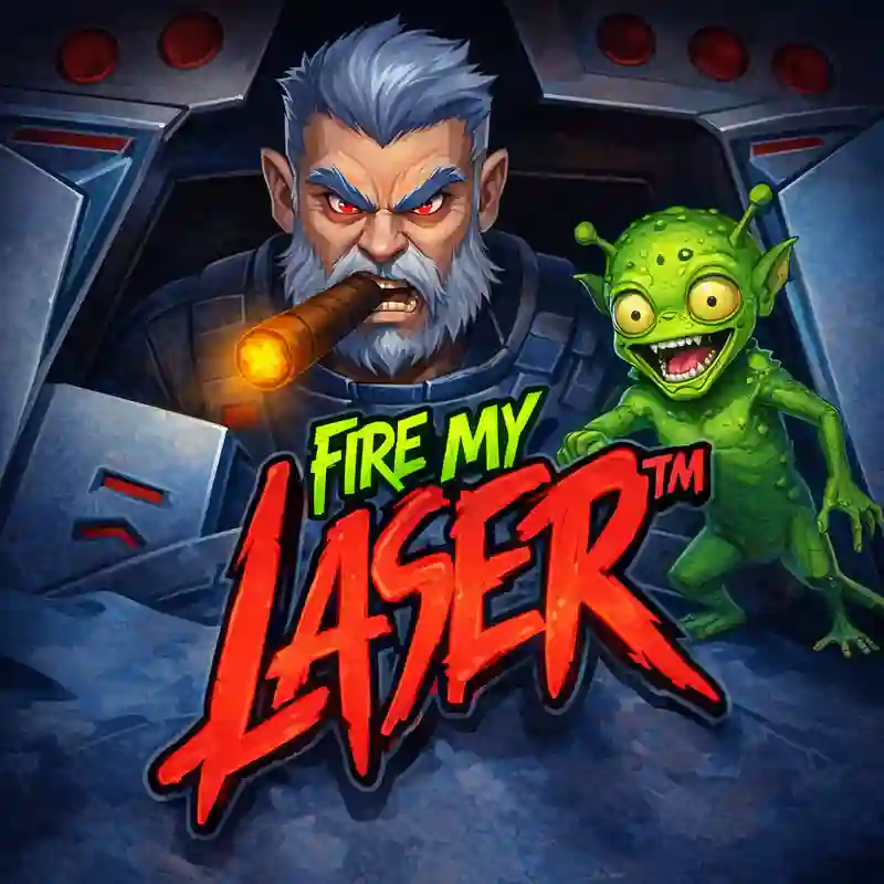 Fire my Laser sci-fi slot game banner at Winford Casino